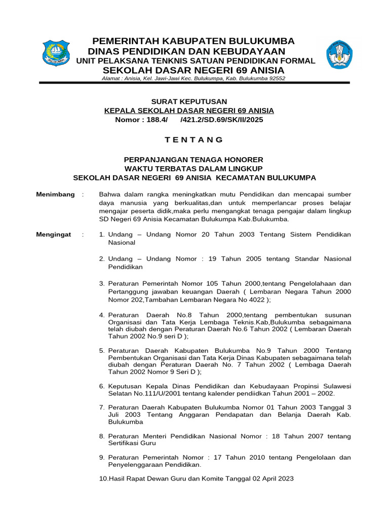 SK SD Masyar) | PDF