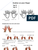 Multiplication on Your Finger