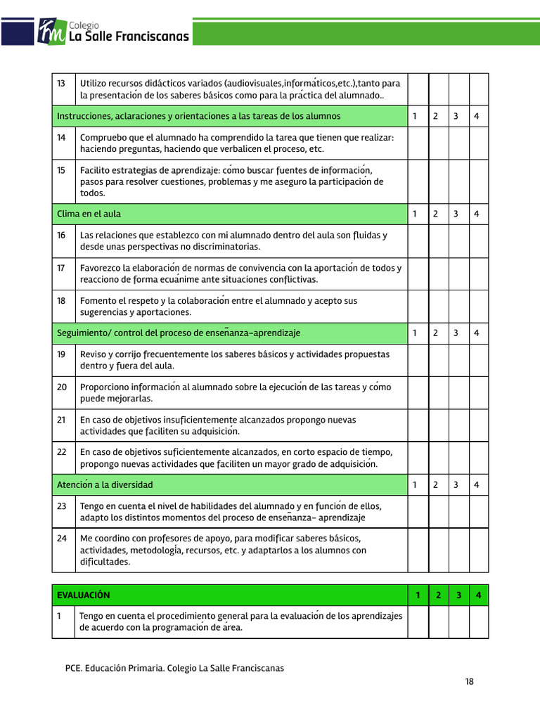 Estrategias de Enseñanza y Evaluación en Aula | PDF | Evaluación | Plan ...