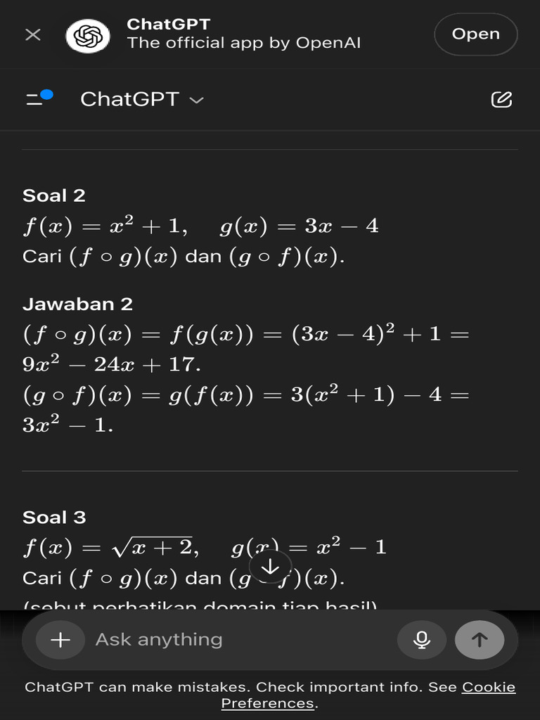 Function Composition Examples | PDF