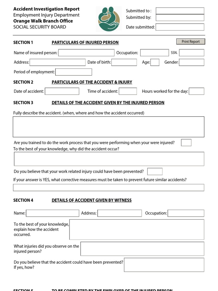 IB1 Investigation Report OW 2011 PDF Social Security Number