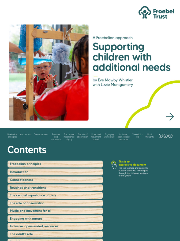 Supporting Children with Additional Needs | PDF | Thought | Learning