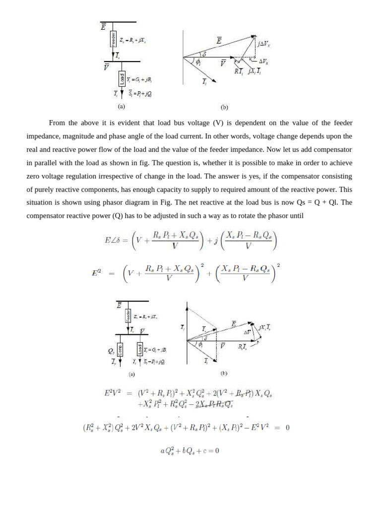 Voltage Regulation with Compensators | PDF | Ac Power | Electrical ...