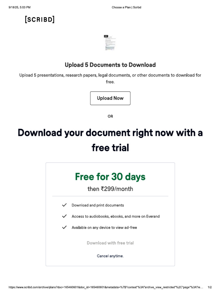 Upload Document | PDF
