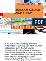 Pemeriksaan Kadar Asam Urat