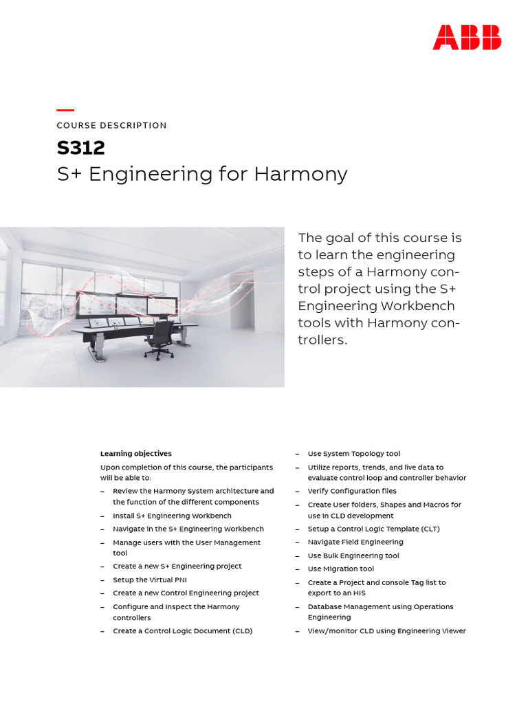 2VAA007527 en D S312-01 Course Description | PDF | Engineering | System