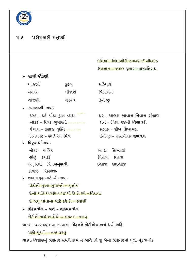 CH - 2 Notes | PDF