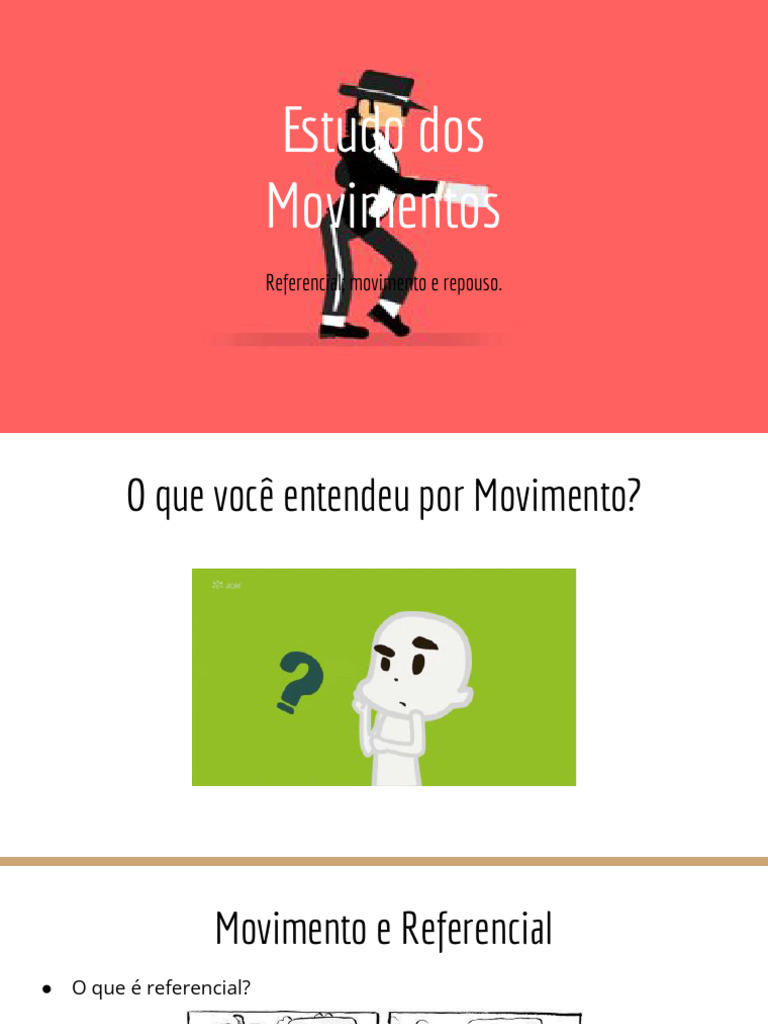 Movimento e Repouso: Entenda o Referencial | PDF