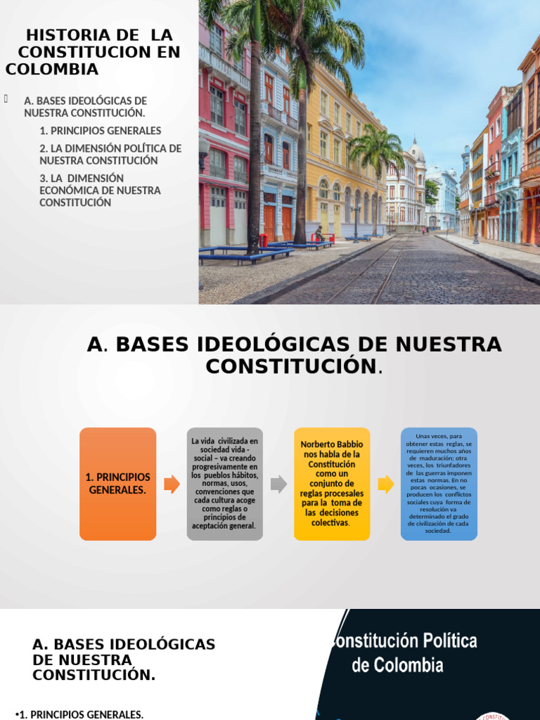 Historia de la Constitución en Colombia | PDF | Constitución | Gobierno