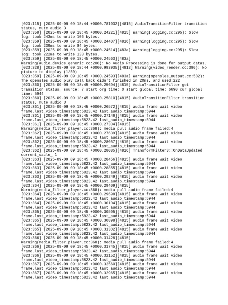 Audio Transition Filter Logs Analysis | PDF | Digital Technology ...