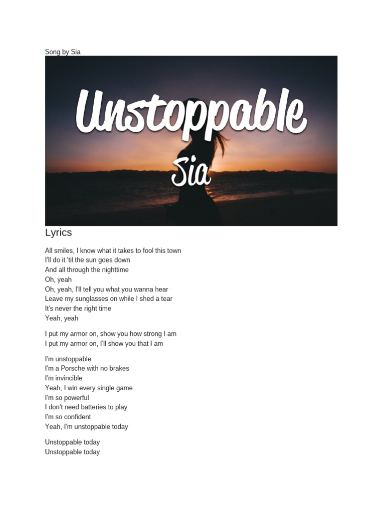 Unstoppable | PDF