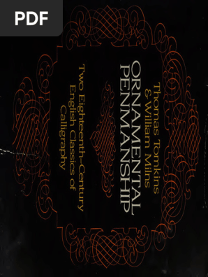 Ornamental Penmanship - Rotated PDF | PDF | Calligraphy | Paper Art