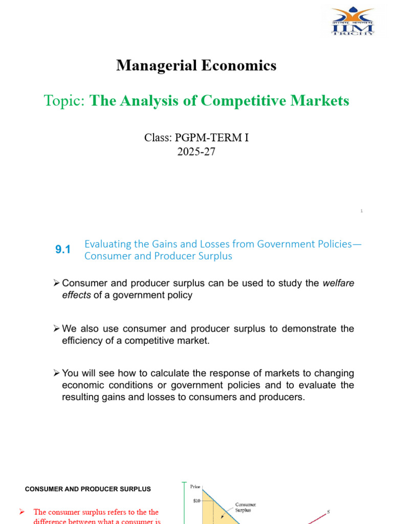 Analyzing Consumer and Producer Surplus | PDF | Economic Surplus | Taxes