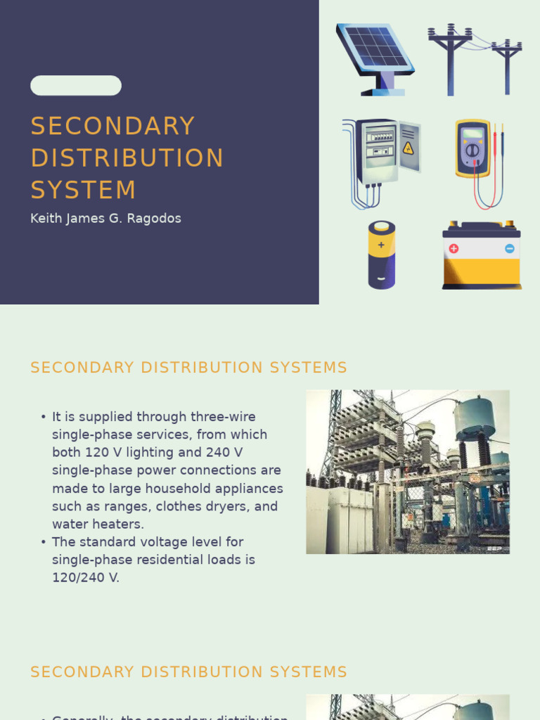 Overview of Secondary Distribution Systems | PDF | Electric Power ...