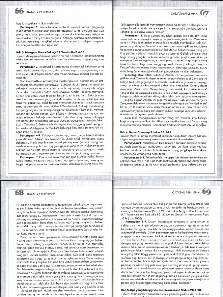 Kisi Bab 4 | PDF