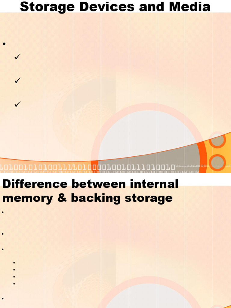 Types of Storage Devices Explained | PDF | Computer Data Storage | Disk ...