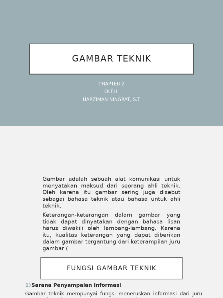 Chapter 2 Gatek-Gambar Teknik | PDF