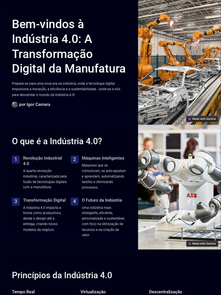 Bem Vindos a Industria 40 a Transformacao Digital Da Manufatura | PDF ...