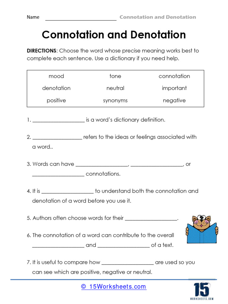 Understanding Connotation and Denotation | PDF