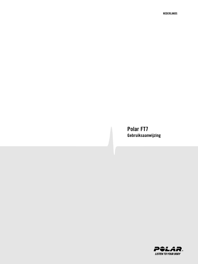 Polar FT7 User Manual NL | PDF