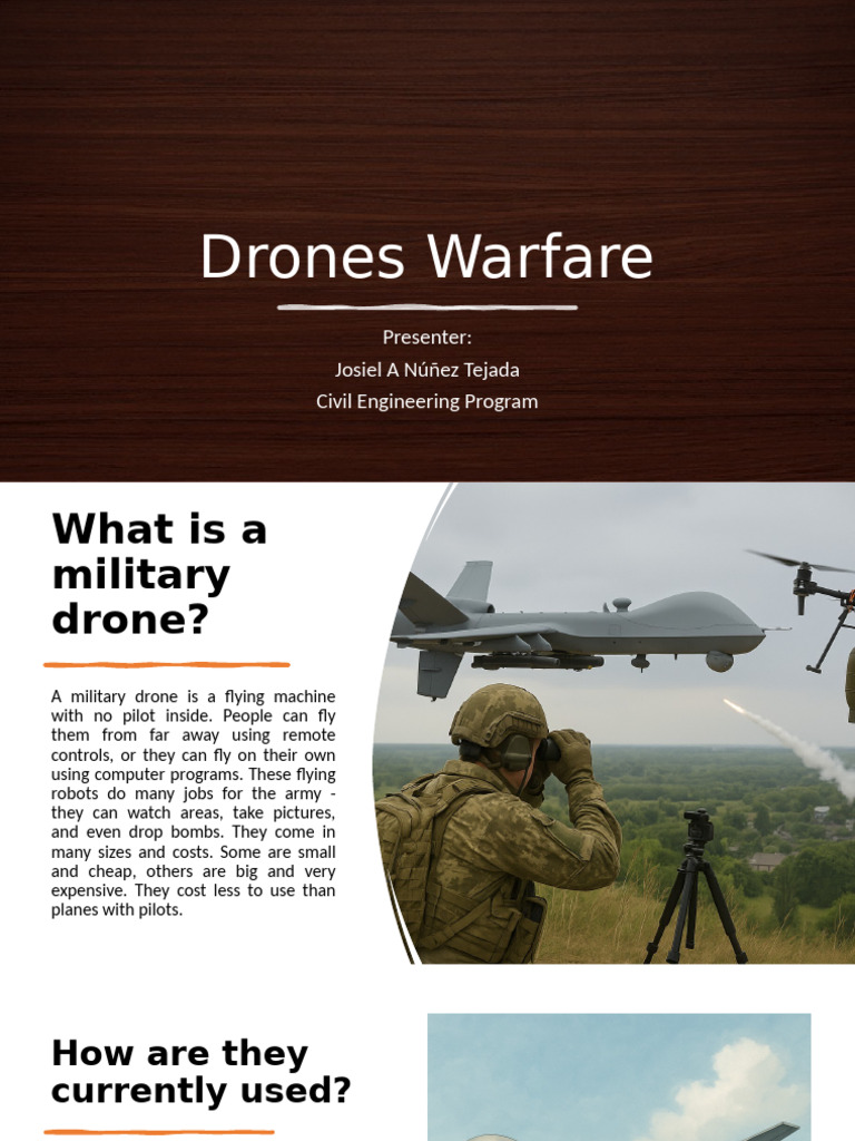 Future of Military Drone Warfare | PDF