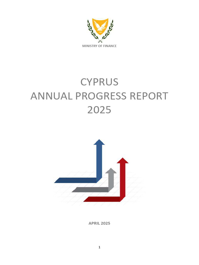 Cyprus 2025 Annual Progress Report | PDF | Cost Of Living | Government ...