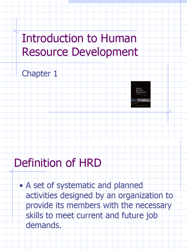Overview of Human Resource Development | PDF | Human Resource ...