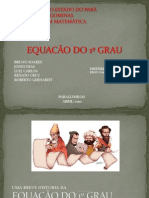 Equação Do 1º Grau