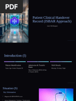 ISBAR Nursing Handover Template | PDF