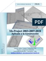 Manual Microsoft Project 2003-2007-2010 - Aplicado a la Construcción