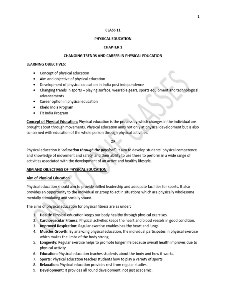 Trends in Physical Education Careers | PDF | Physical Fitness ...