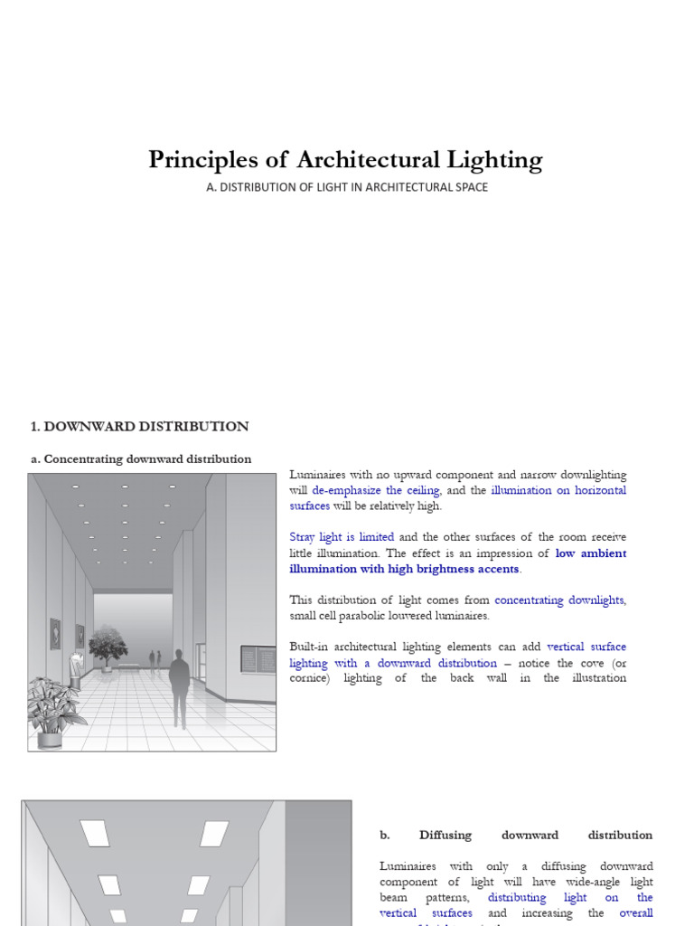 Architectural Lighting Principles | PDF | Lighting | Contrast (Vision)
