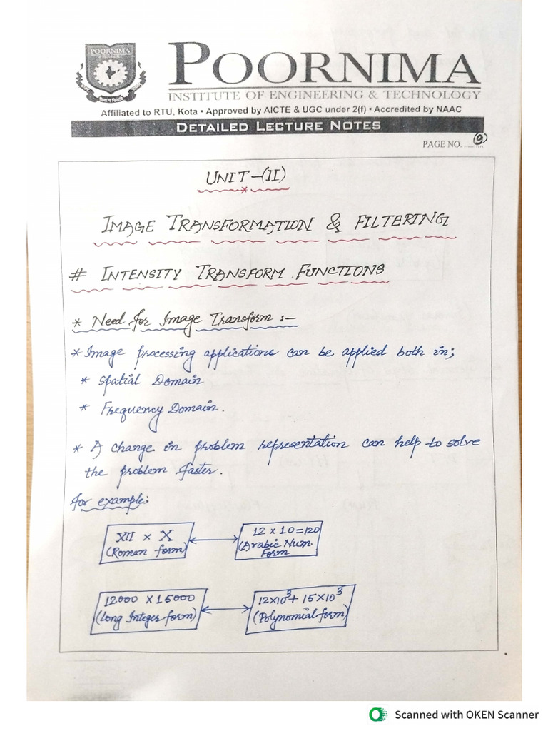 DIP - Unit - II | PDF