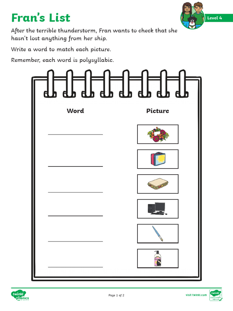 Fran's Polysyllabic Word List | PDF