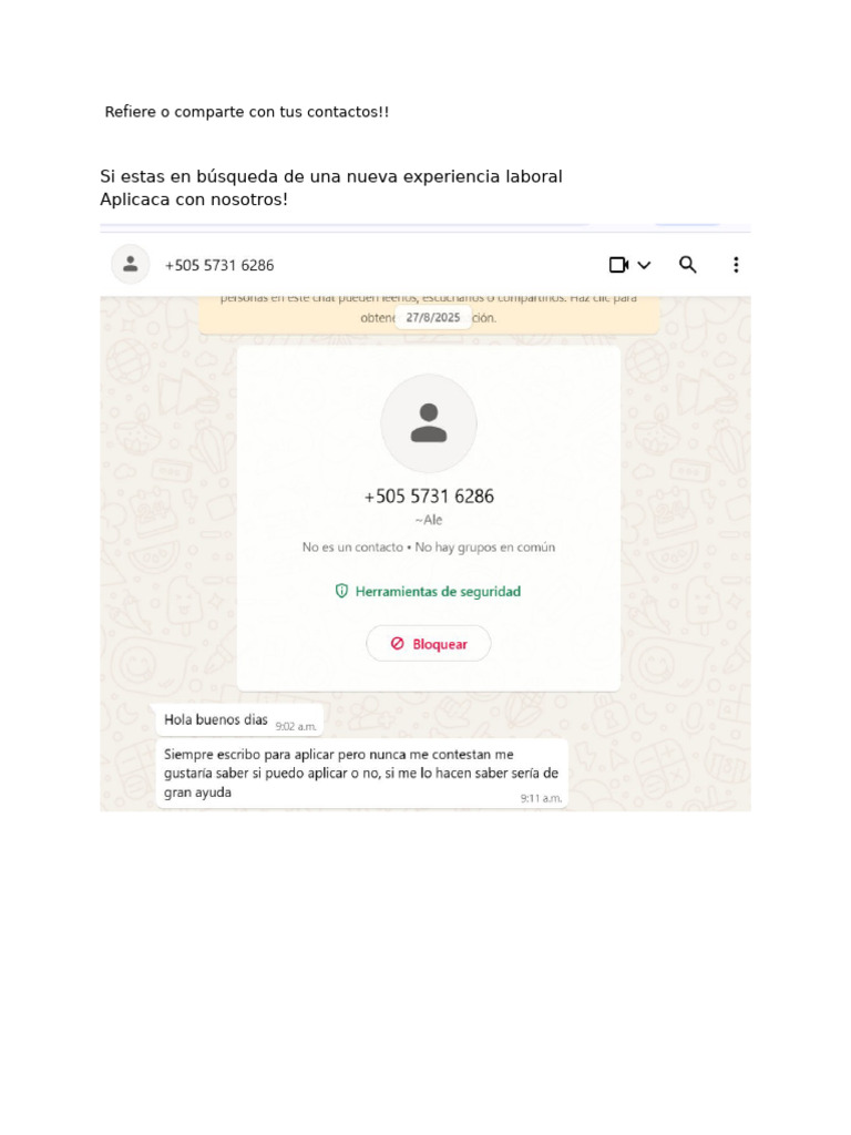 Script de Linkedin - Scarleth | PDF