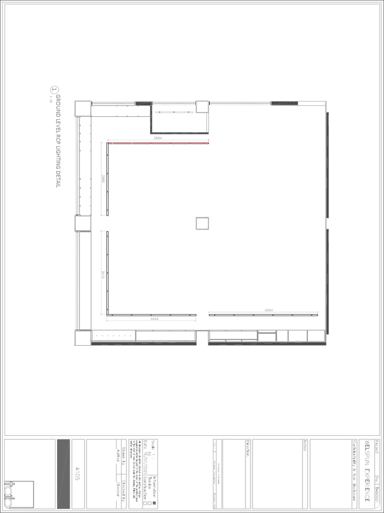Ground Level RCP Lighting Detail | PDF