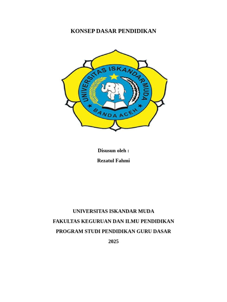 Konsep Dasar Pendidikan dan Manfaatnya | PDF
