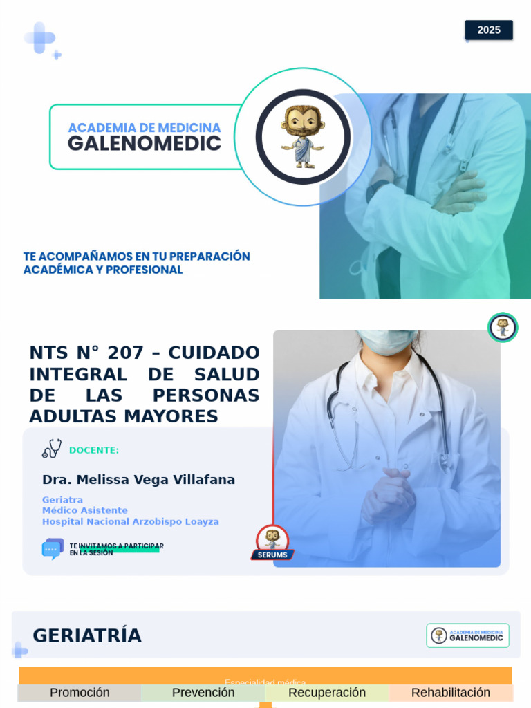 Cuidado Integral de Salud en Adultos Mayores | PDF | Geriatría | Vejez
