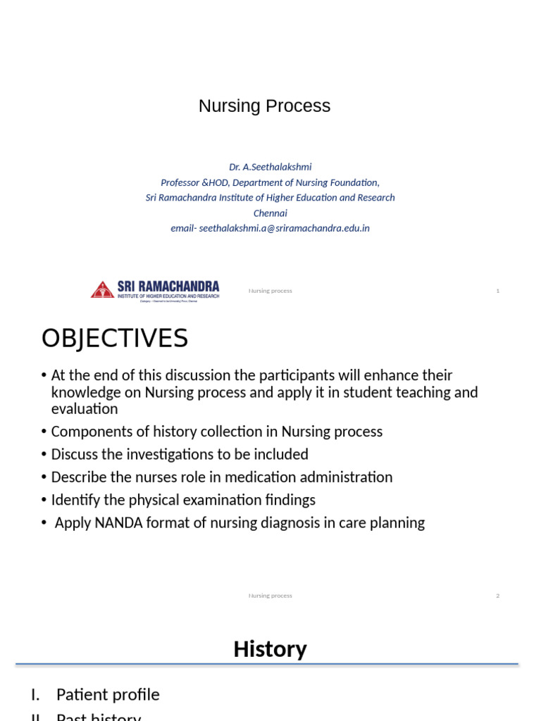 Nursing Process | PDF | Nursing | Infection