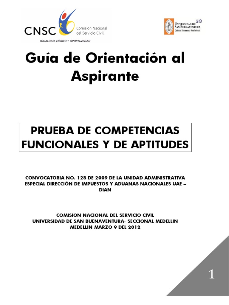 Guía para Aspirantes a la DIAN | PDF