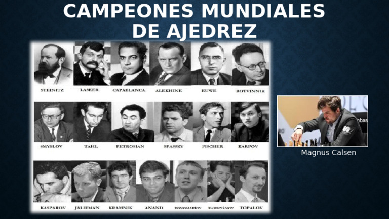 Campeones Mundiales de Ajedrez | PDF