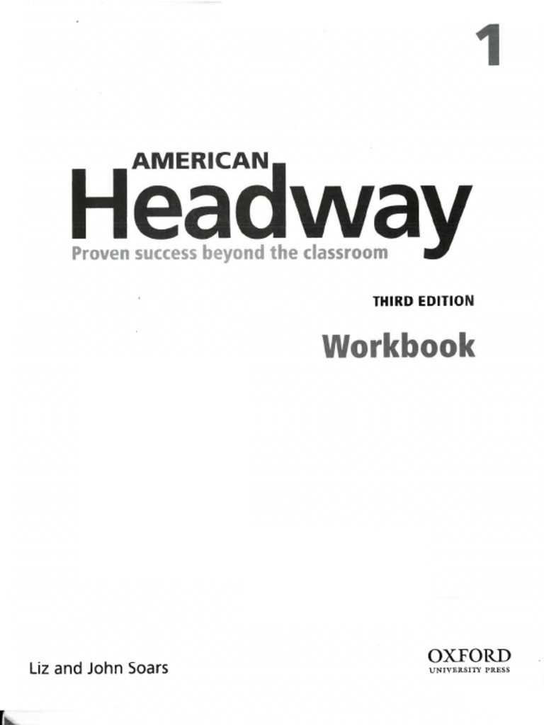 American Headway 1 Third Edition Work Book | PDF