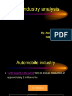 Auto Industry Analysis: By-Arabinda Kar PGDM Ii Year