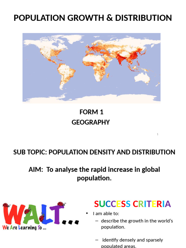 Population Growth & Distribution | PDF | Population Density | Population