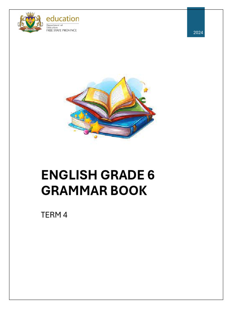 Grade 6 Term 4 Language Revision Booklet | PDF | Adjective | Syntax