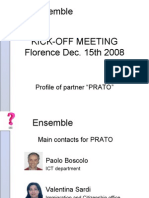 Ensemble: Profile of Partner "PRATO"