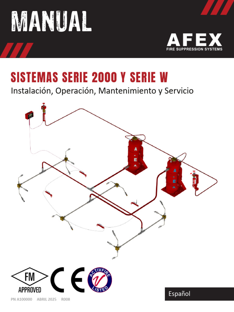 Manual de Sistemas AFEX de Supresión de Incendios | PDF | Solenoide ...