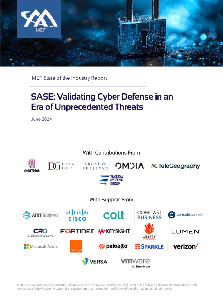 SASE Cyber Defense Report 2024 | PDF | Computer Security | Security