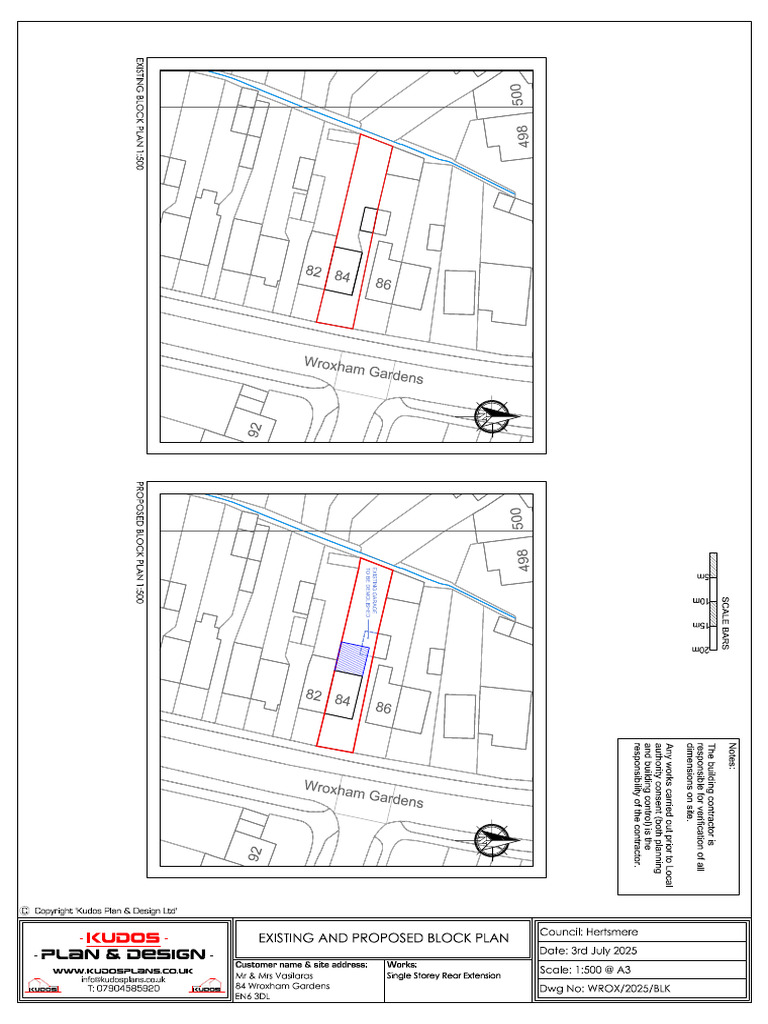 Existing and Proposed Block Plan-1888016 | PDF