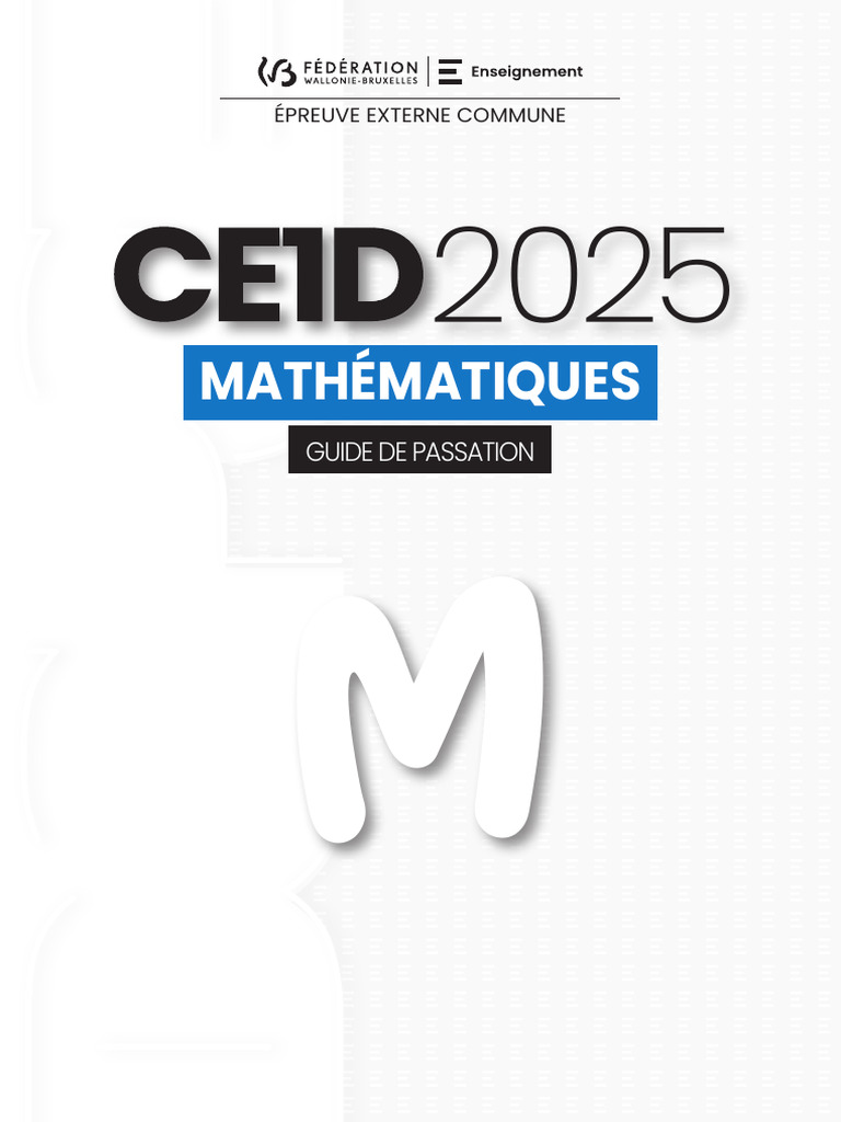 Correction CE1D Mathématiques 2025 | PDF | Entier naturel | Multiplication
